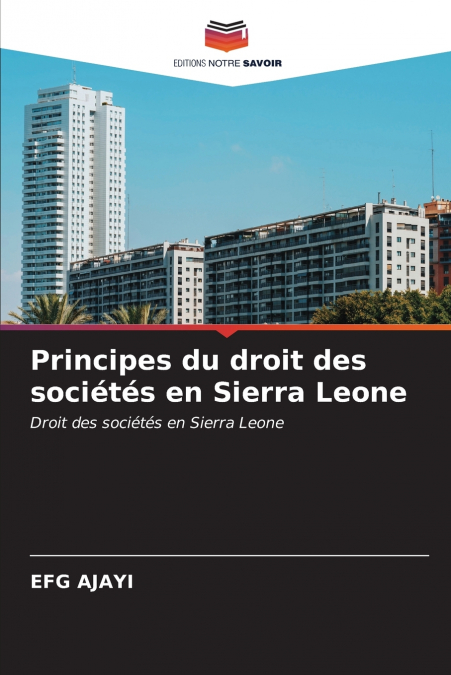 Principes du droit des sociétés en Sierra Leone