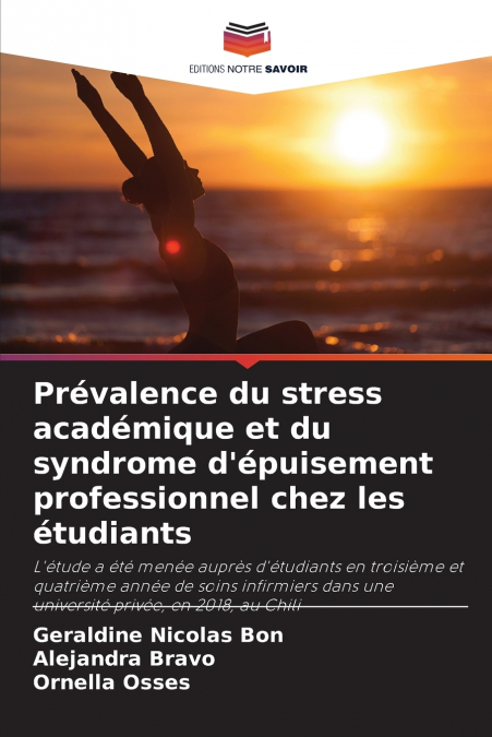 Prévalence du stress académique et du syndrome d’épuisement professionnel chez les étudiants