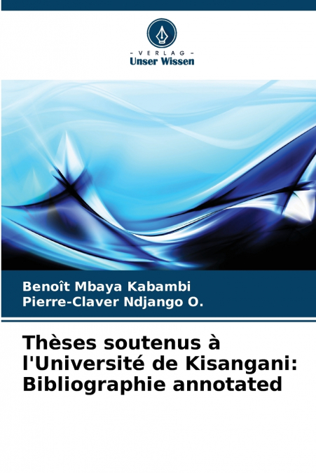 Thèses soutenus à l’Université de Kisangani