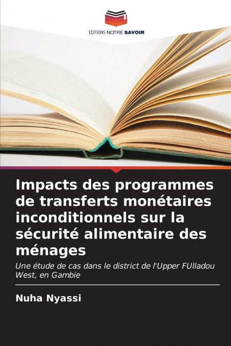Impacts des programmes de transferts monétaires inconditionnels sur la sécurité alimentaire des ménages
