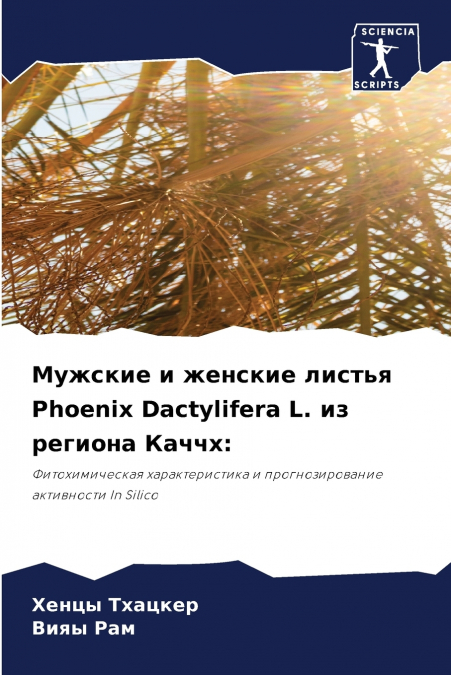 Мужские и женские листья Phoenix Dactylifera L. из региона Каччх