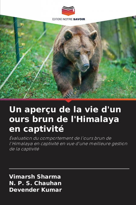 Un aperçu de la vie d’un ours brun de l’Himalaya en captivité