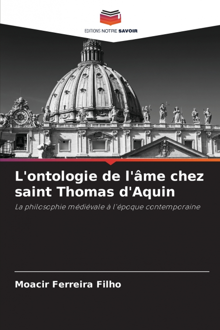 L’ontologie de l’âme chez saint Thomas d’Aquin
