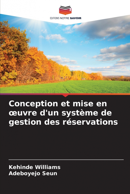 Conception et mise en œuvre d’un système de gestion des réservations