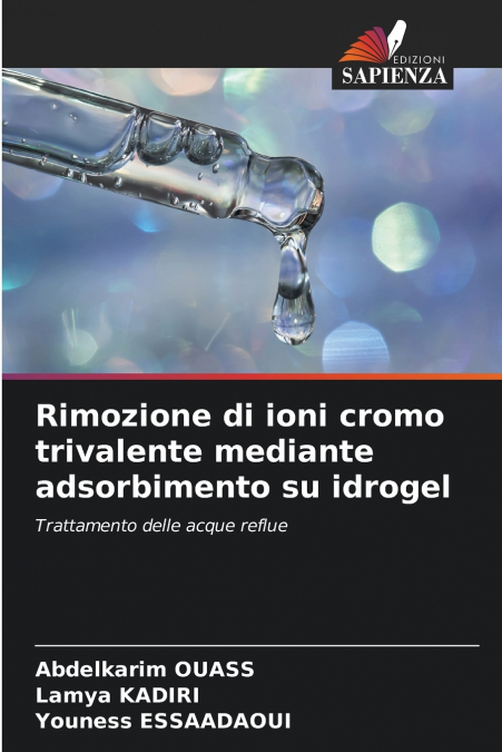 Rimozione di ioni cromo trivalente mediante adsorbimento su idrogel