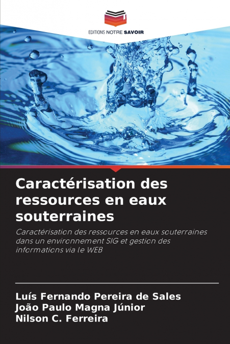 Caractérisation des ressources en eaux souterraines