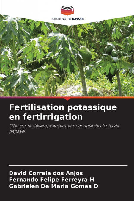 Fertilisation potassique en fertirrigation
