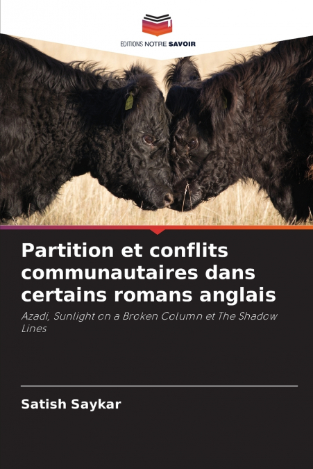 Partition et conflits communautaires dans certains romans anglais