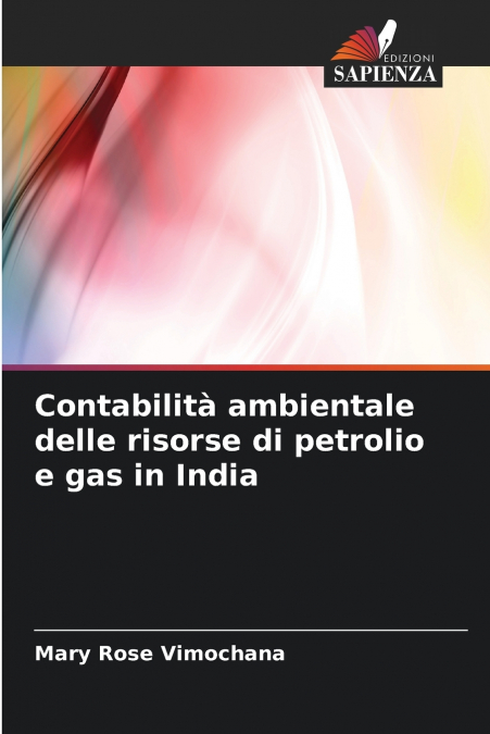 Contabilità ambientale delle risorse di petrolio e gas in India