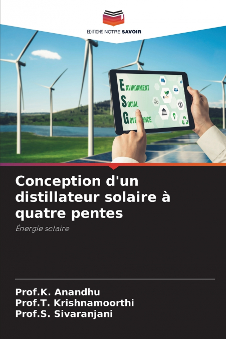 Conception d’un distillateur solaire à quatre pentes