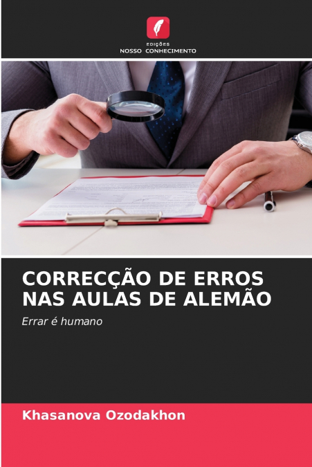 CORRECÇÃO DE ERROS NAS AULAS DE ALEMÃO
