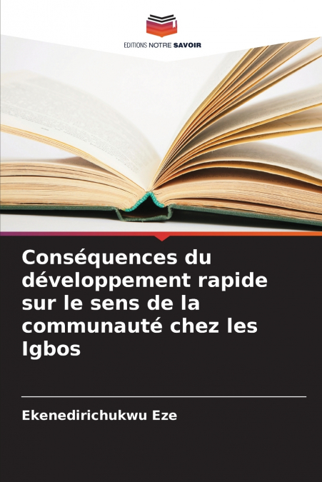 Conséquences du développement rapide sur le sens de la communauté chez les Igbos