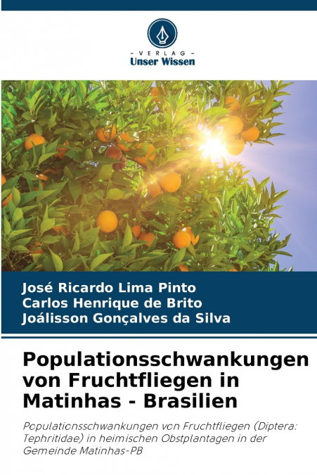 Populationsschwankungen von Fruchtfliegen in Matinhas - Brasilien
