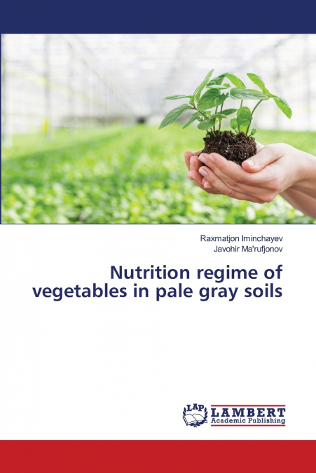 Nutrition regime of vegetables in pale gray soils