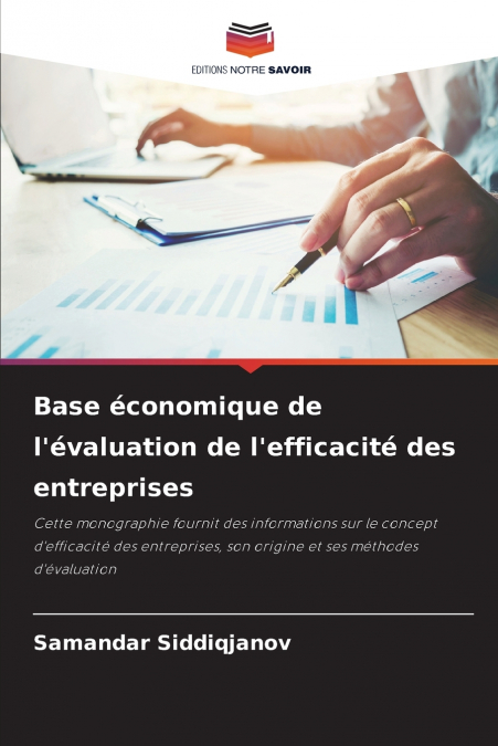 Base économique de l’évaluation de l’efficacité des entreprises