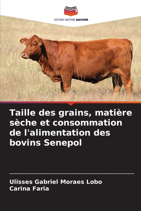 Taille des grains, matière sèche et consommation de l’alimentation des bovins Senepol