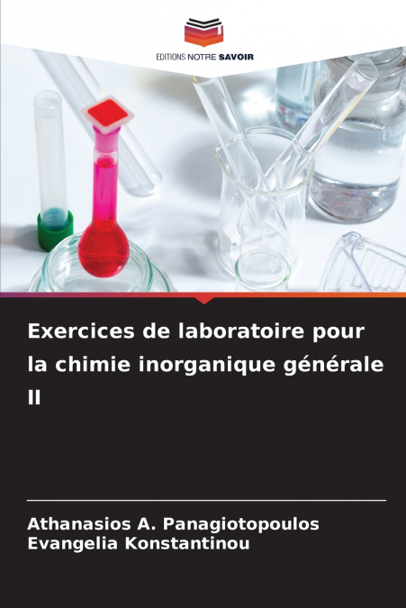 Exercices de laboratoire pour la chimie inorganique générale II