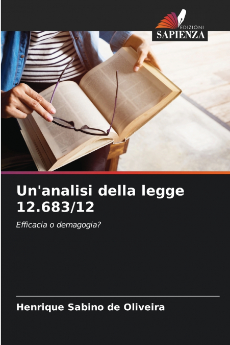 Un’analisi della legge 12.683/12