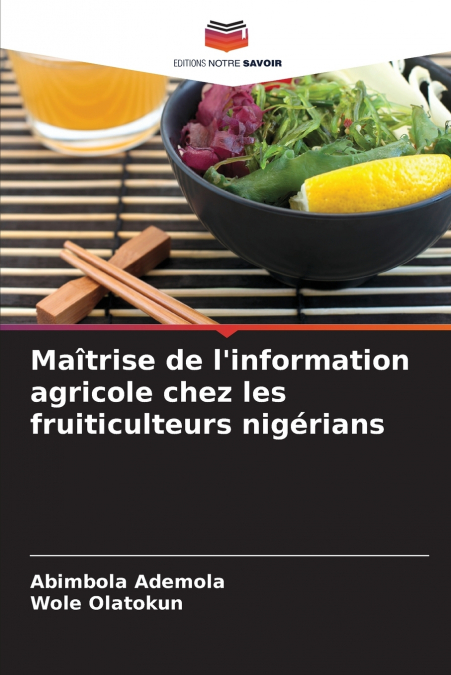 Maîtrise de l’information agricole chez les fruiticulteurs nigérians