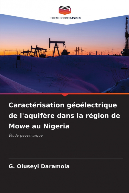 Caractérisation géoélectrique de l’aquifère dans la région de Mowe au Nigeria