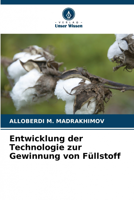 Entwicklung der Technologie zur Gewinnung von Füllstoff