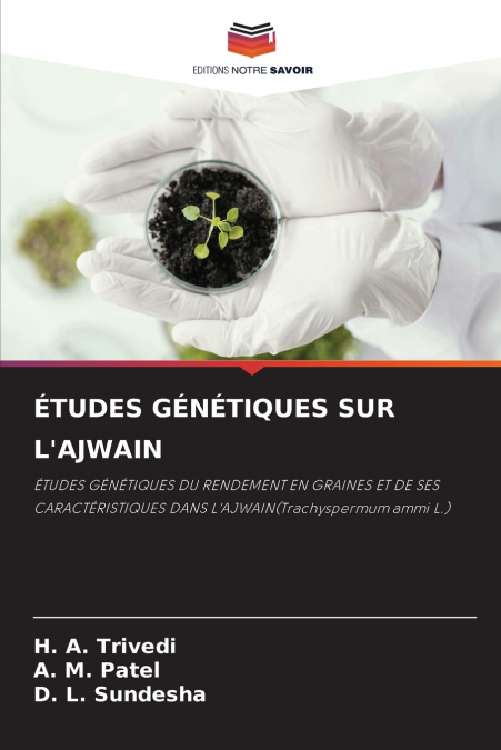 ÉTUDES GÉNÉTIQUES SUR L’AJWAIN