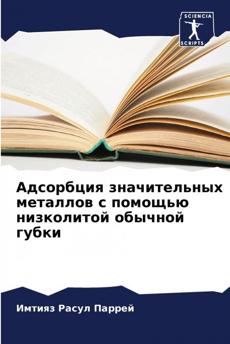 Адсорбция значительных металлов с помощью низколитой обычной губки