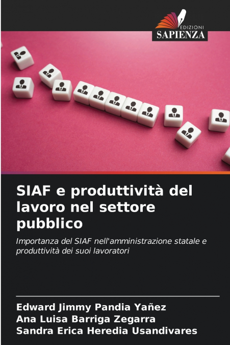 SIAF e produttività del lavoro nel settore pubblico