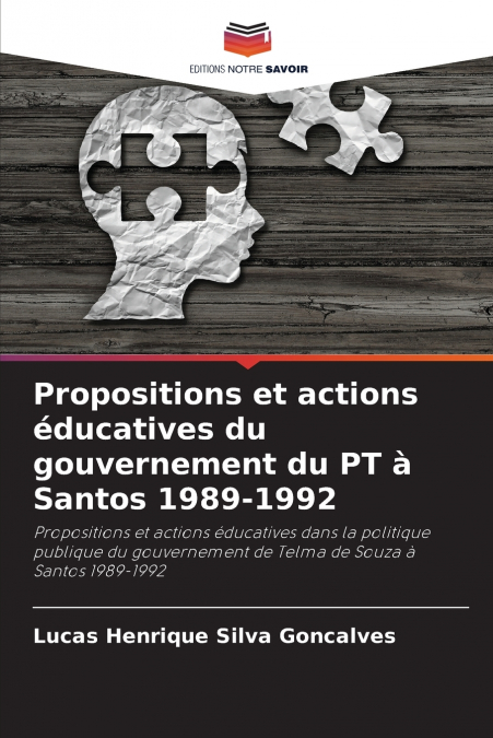 Propositions et actions éducatives du gouvernement du PT à Santos 1989-1992