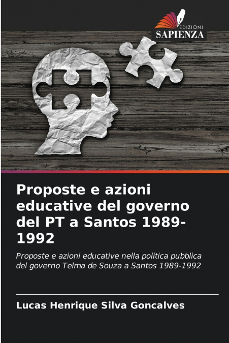 Proposte e azioni educative del governo del PT a Santos 1989-1992