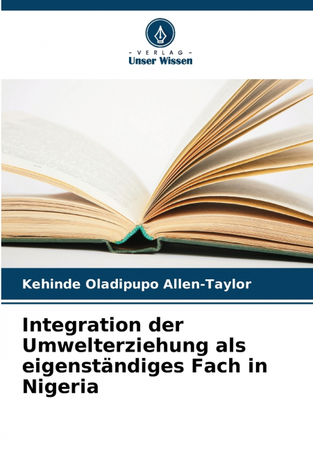 Integration der Umwelterziehung als eigenständiges Fach in Nigeria