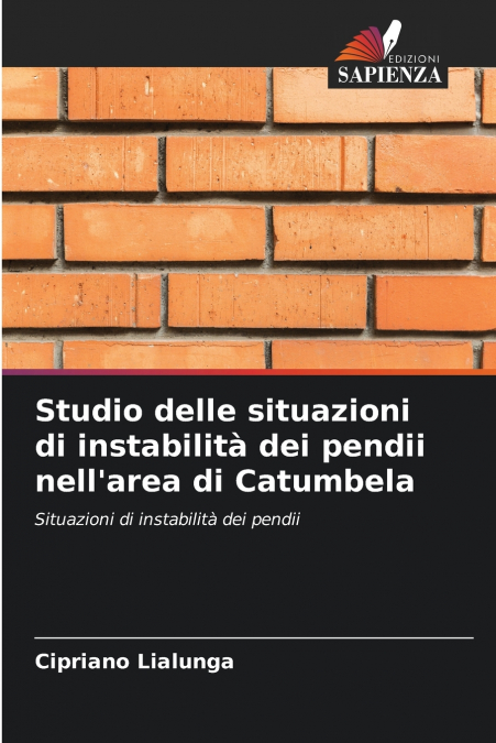 Studio delle situazioni di instabilità dei pendii nell’area di Catumbela
