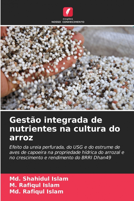 Gestão integrada de nutrientes na cultura do arroz