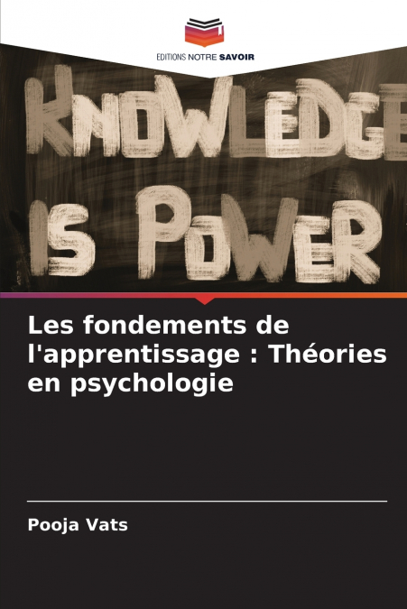 Les fondements de l’apprentissage