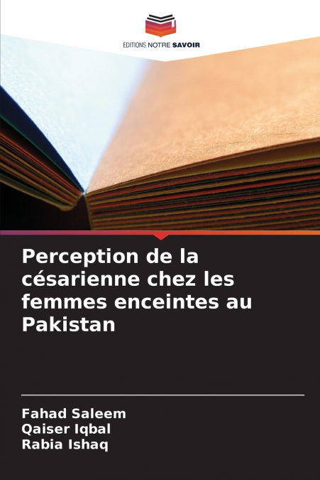 Perception de la césarienne chez les femmes enceintes au Pakistan