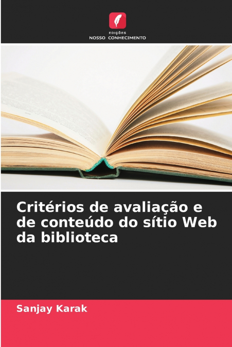 Critérios de avaliação e de conteúdo do sítio Web da biblioteca