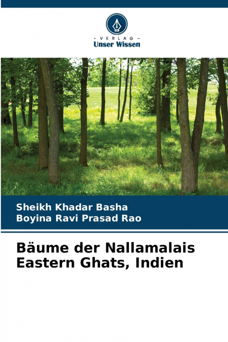 Bäume der Nallamalais Eastern Ghats, Indien