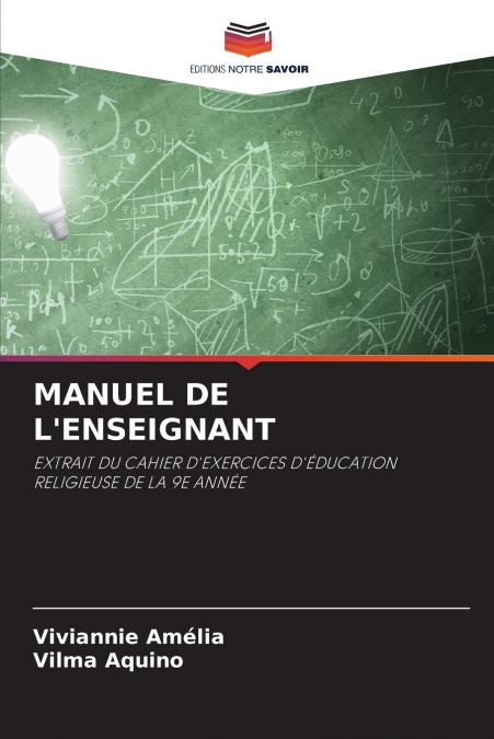 MANUEL DE L’ENSEIGNANT
