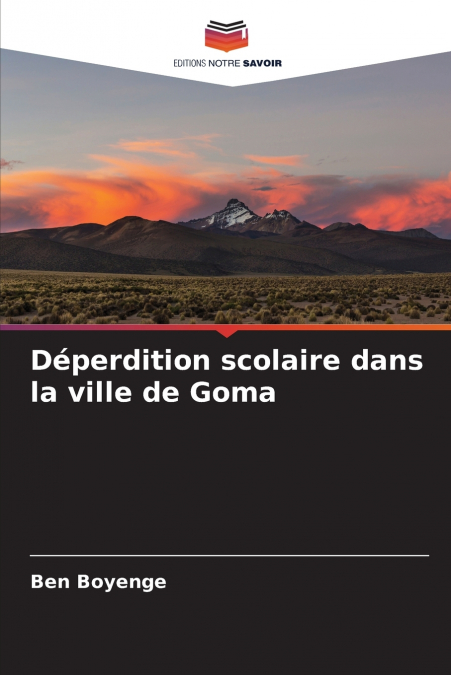 Déperdition scolaire dans la ville de Goma