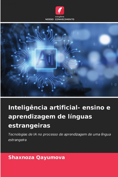 Inteligência artificial- ensino e aprendizagem de línguas estrangeiras