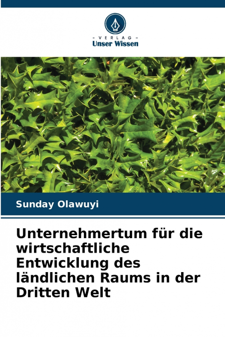 Unternehmertum für die wirtschaftliche Entwicklung des ländlichen Raums in der Dritten Welt