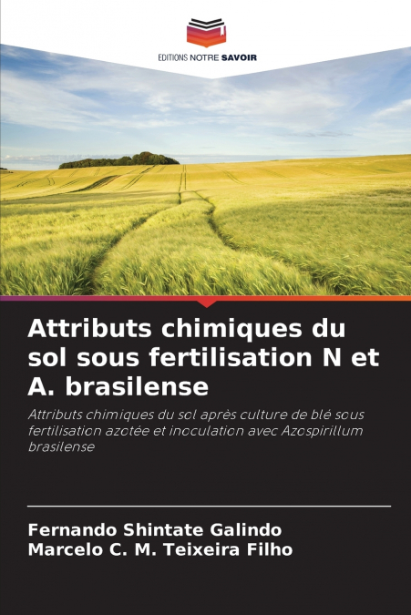 Attributs chimiques du sol sous fertilisation N et A. brasilense