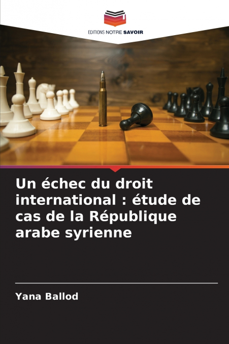 Un échec du droit international