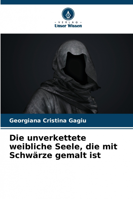Die unverkettete weibliche Seele, die mit Schwärze gemalt ist