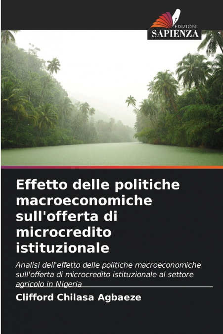 Effetto delle politiche macroeconomiche sull’offerta di microcredito istituzionale