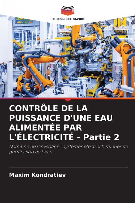 CONTRÔLE DE LA PUISSANCE D’UNE EAU ALIMENTÉE PAR L’ÉLECTRICITÉ - Partie 2