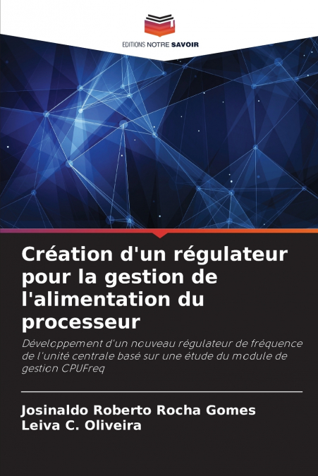 Création d’un régulateur pour la gestion de l’alimentation du processeur