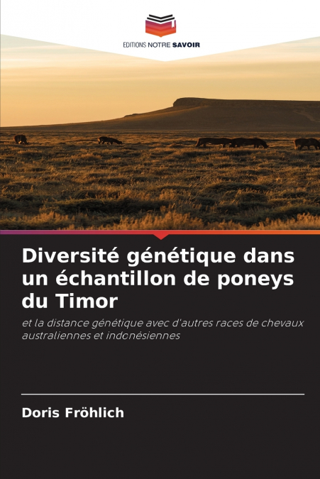 Diversité génétique dans un échantillon de poneys du Timor