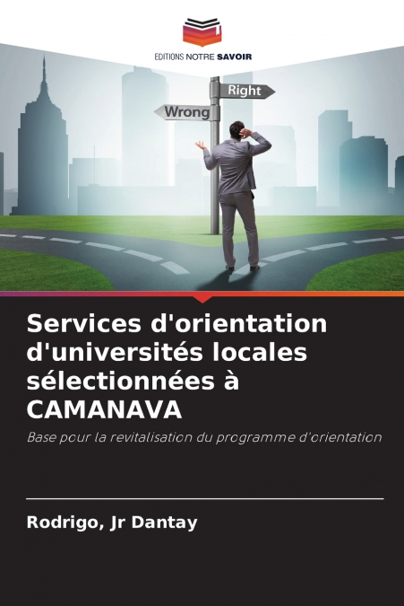 Services d’orientation d’universités locales sélectionnées à CAMANAVA