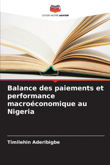 Balance des paiements et performance macroéconomique au Nigeria